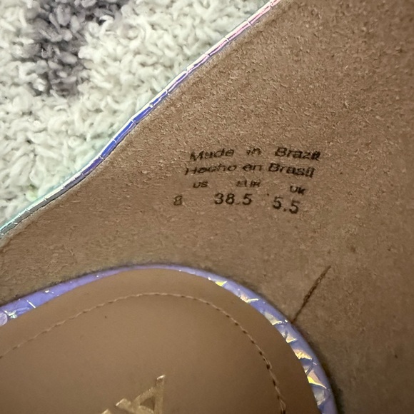 Aldo Holographic Stiletto Heels size 8 - Picture 7 of 7